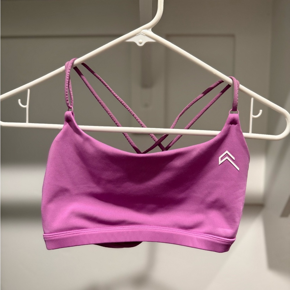 Oner Active Magenta Strappy Sports Bra